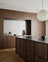 Dark Oak & Stainless Steel  Modern Kitchen with Rustic Oak Island