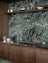 Dark Oak & Verde Alpi Marble Kitchen