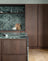 Dark Oak & Verde Alpi Marble Kitchen
