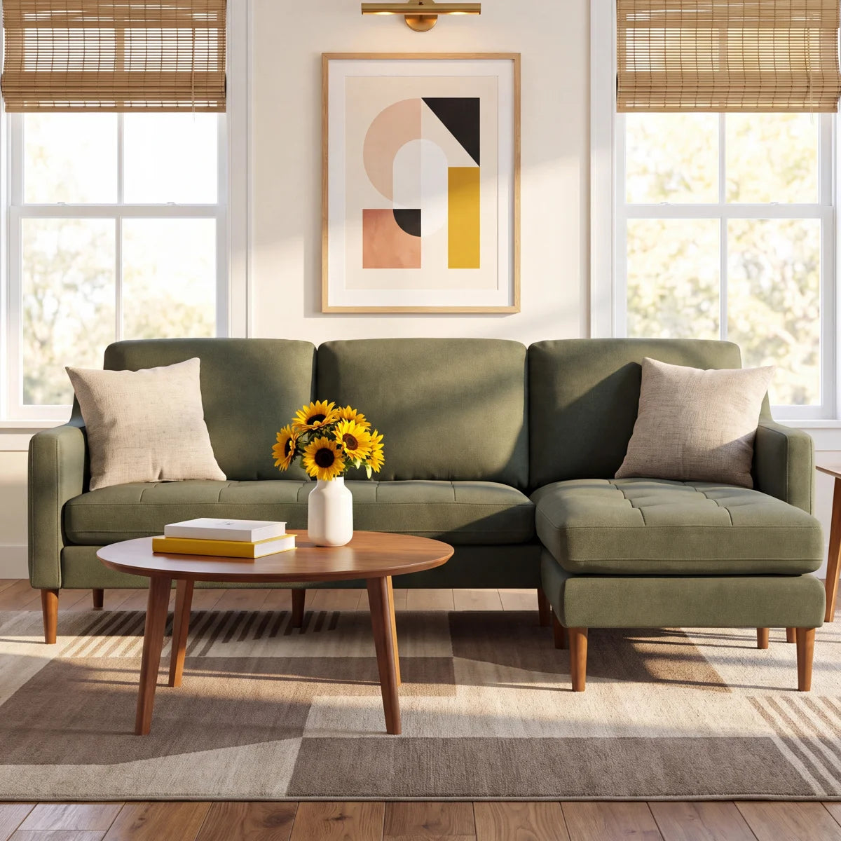 Ularis Modern Sectional Sofa