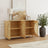 Della Dal Double Door Ash Wood Sideboard