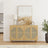 Della Dal Double Door Ash Wood Sideboard