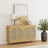 Della Dal Double Door Ash Wood Sideboard