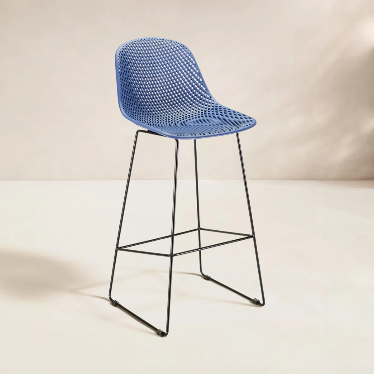 Blue Outdoor Bar Stool (Set of 2)