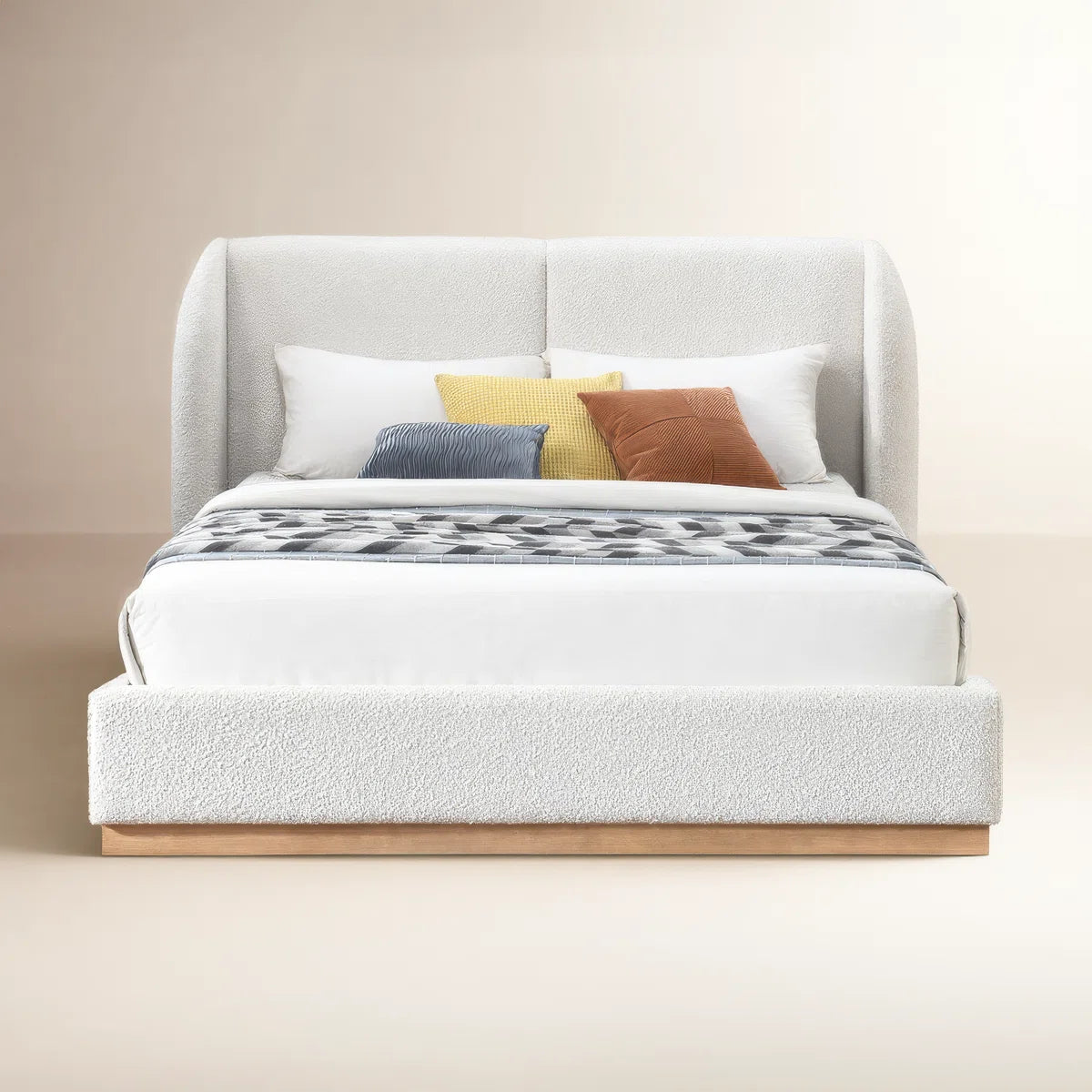 Eagle Boucle Fabric Bed