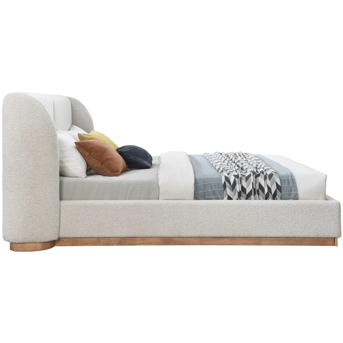 Eagle Boucle Fabric Bed