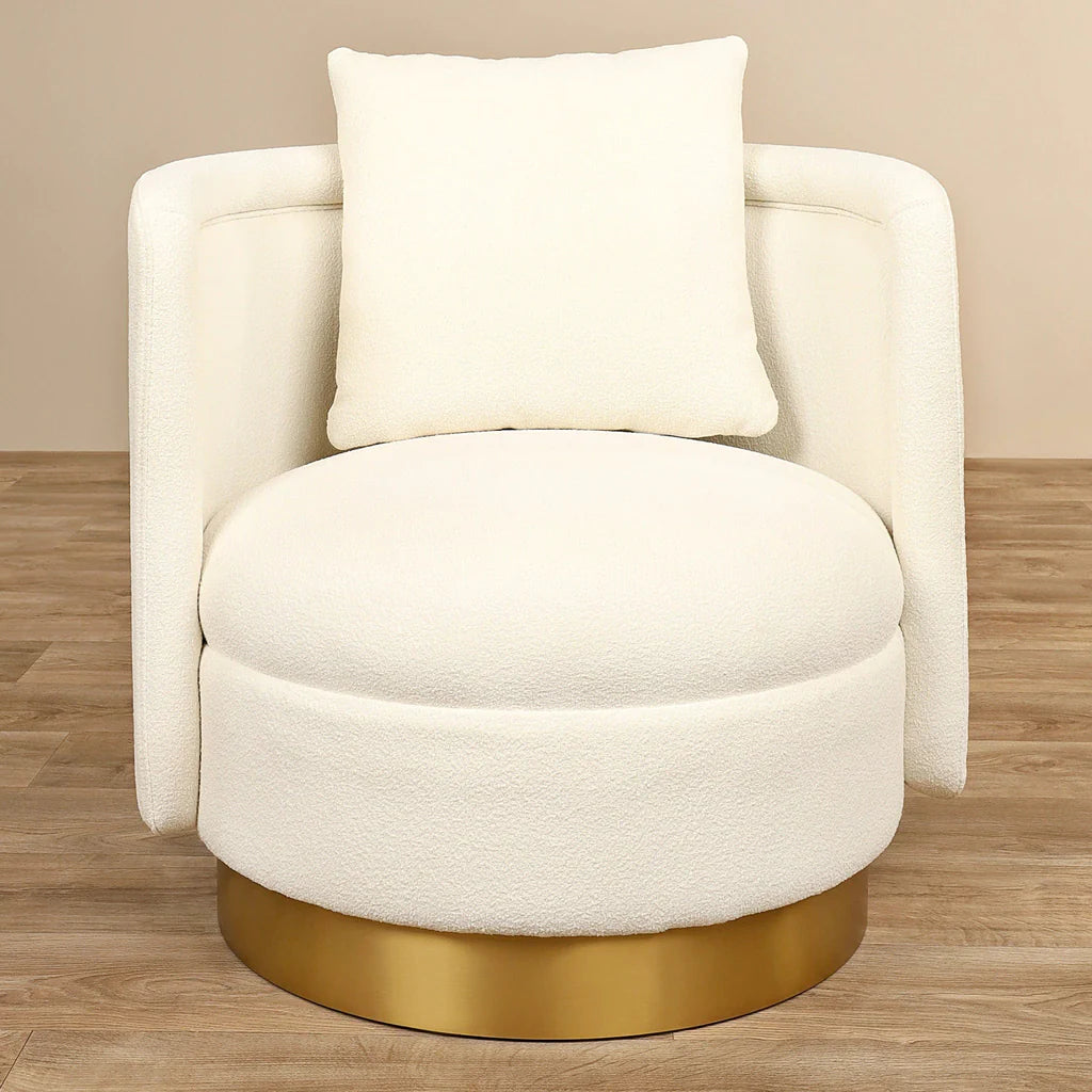 Elio Bouclé Lounge Chair