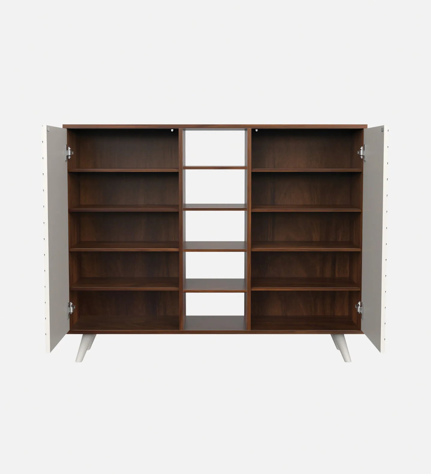 Elvoria White Storage Cabinet