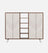 Elvoria White Storage Cabinet