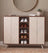 Elvoria White Storage Cabinet