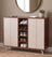 Elvoria White Storage Cabinet