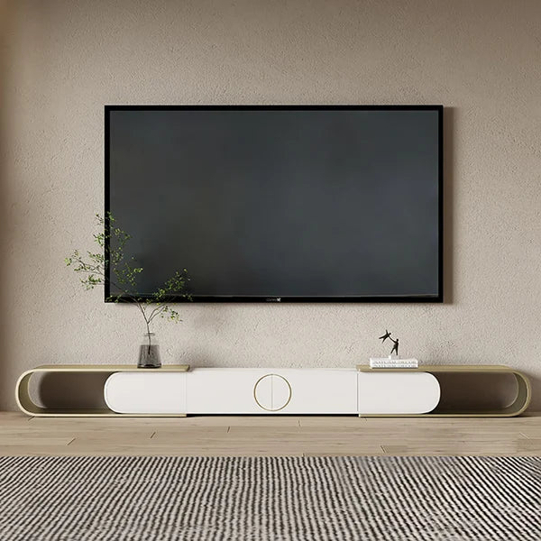 Extendable Black TV Stand