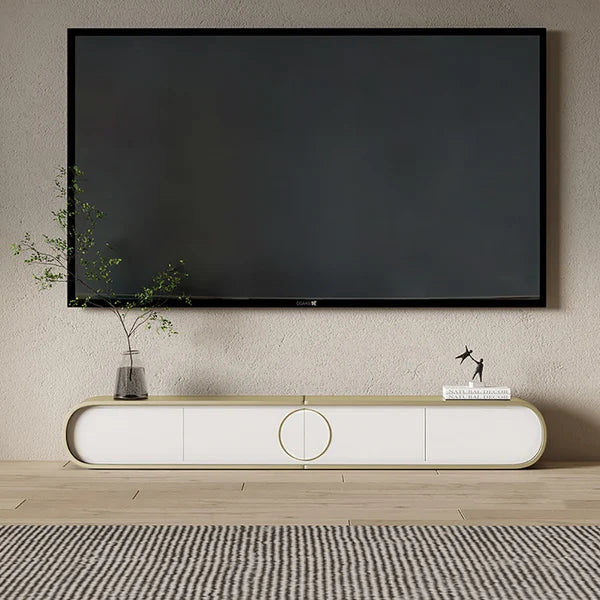 Extendable Black TV Stand