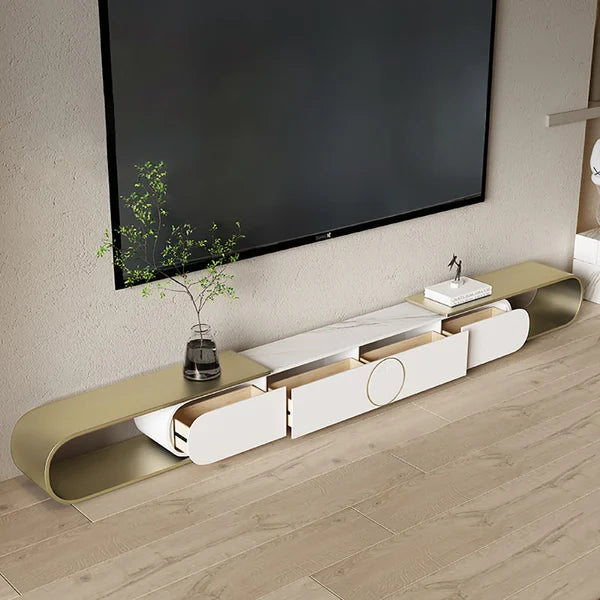 Extendable Black TV Stand