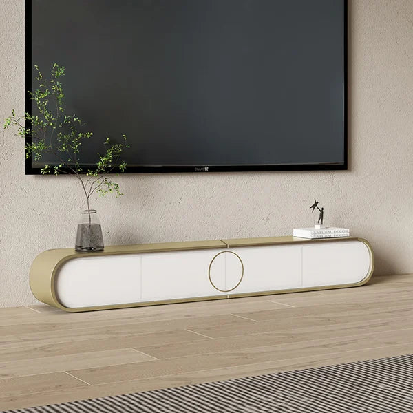 Extendable Black TV Stand