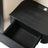 Royal Panel Noir Bed With Side Table