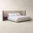 Royal Panel Noir Bed With Side Table