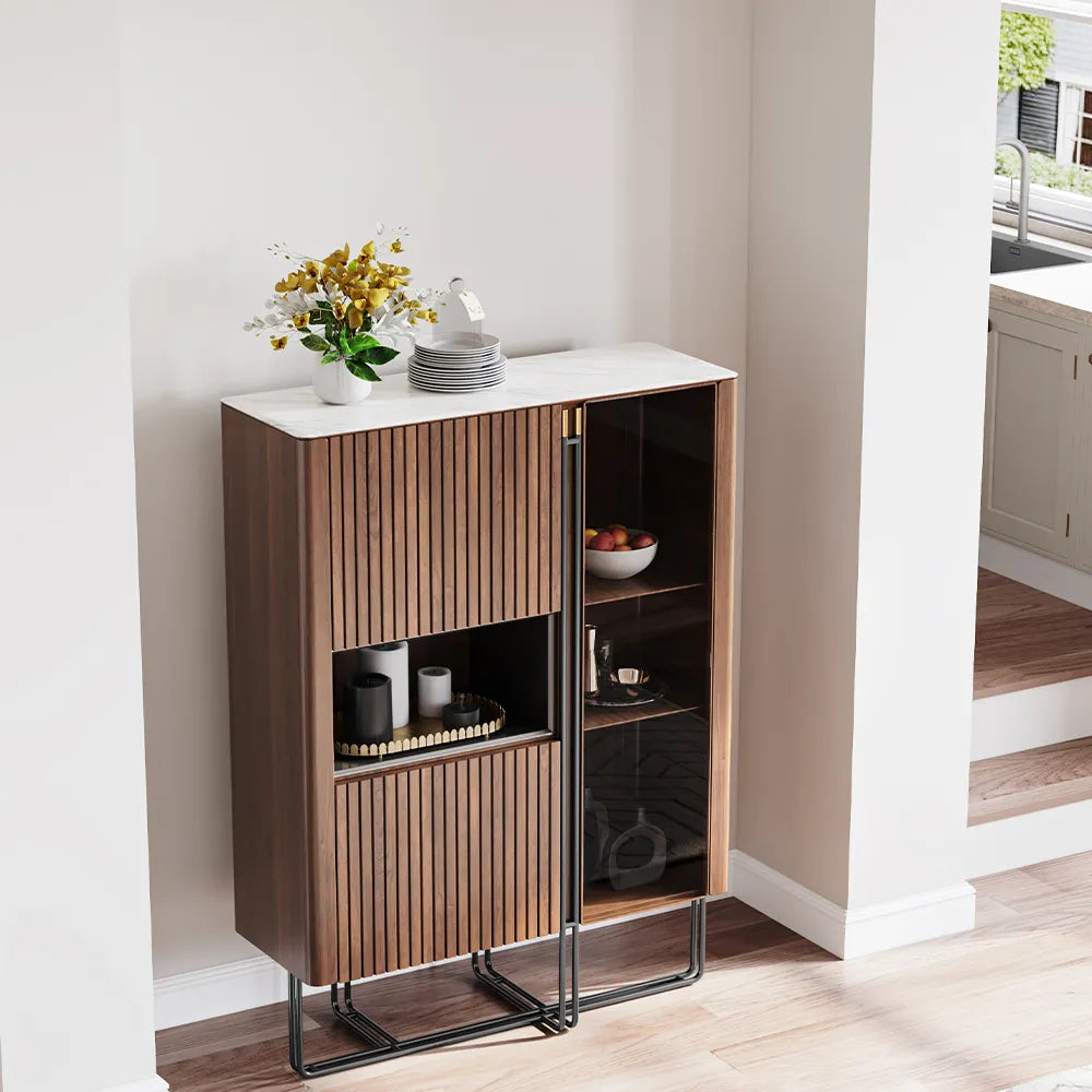 French Walnut Sideboard Buffet
