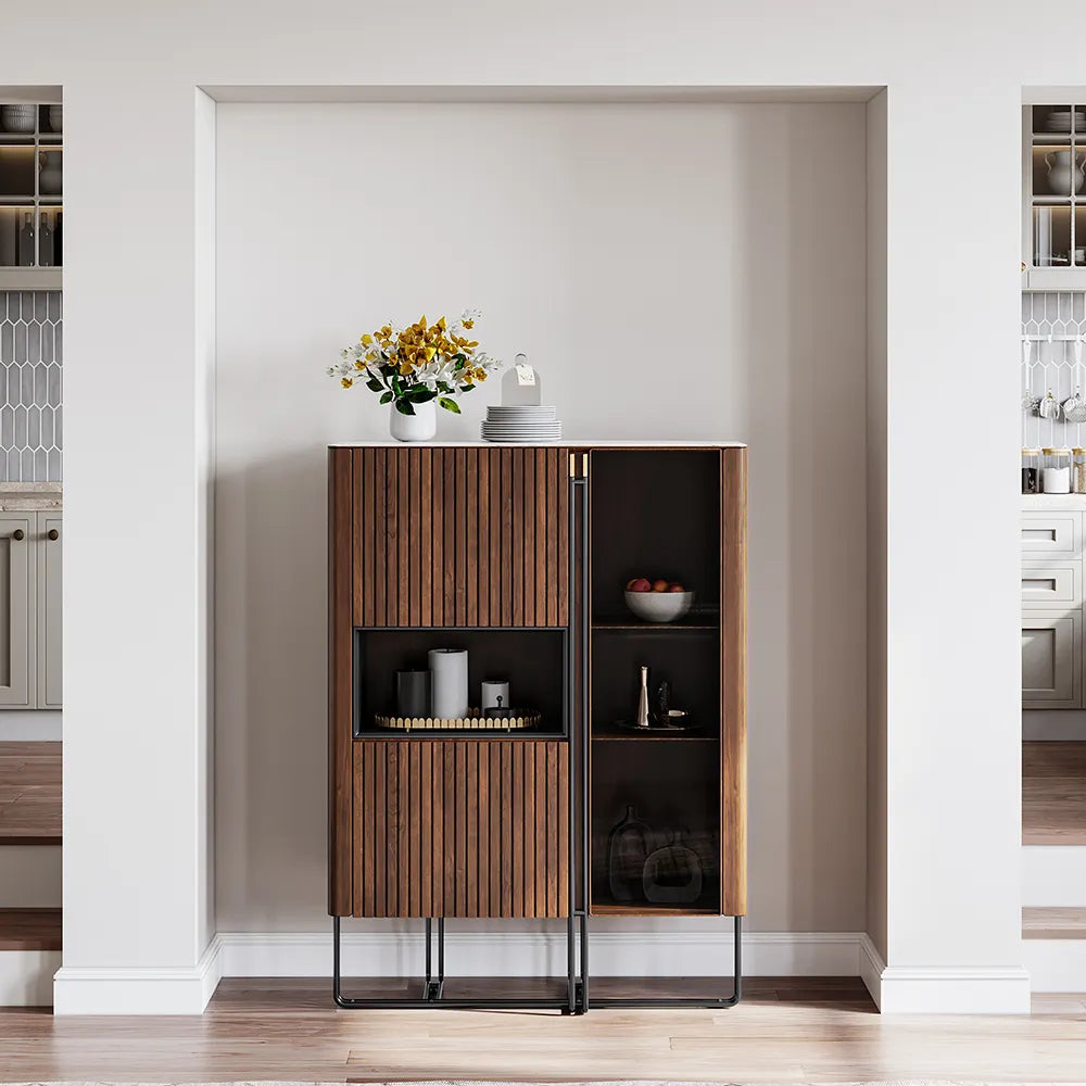 French Walnut Sideboard Buffet