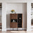 French Walnut Sideboard Buffet
