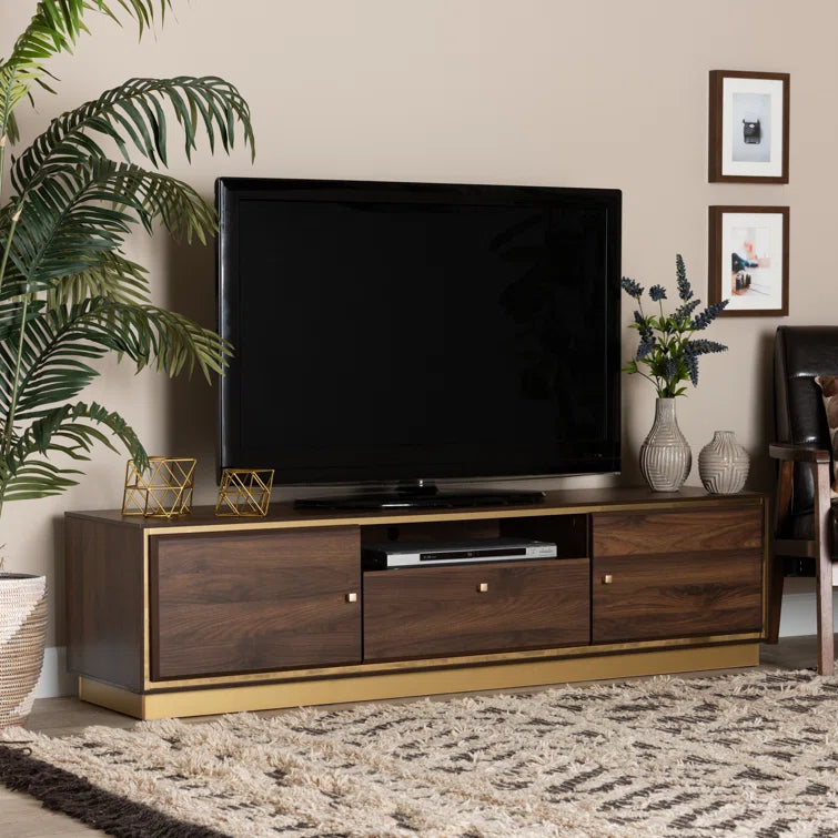 Fluted TV Unit
