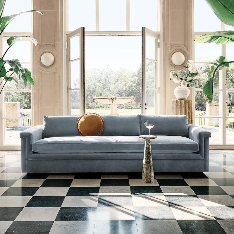 Frost Velvet Sofa