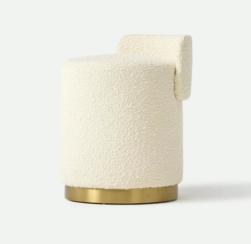 Golden Greta Ottoman