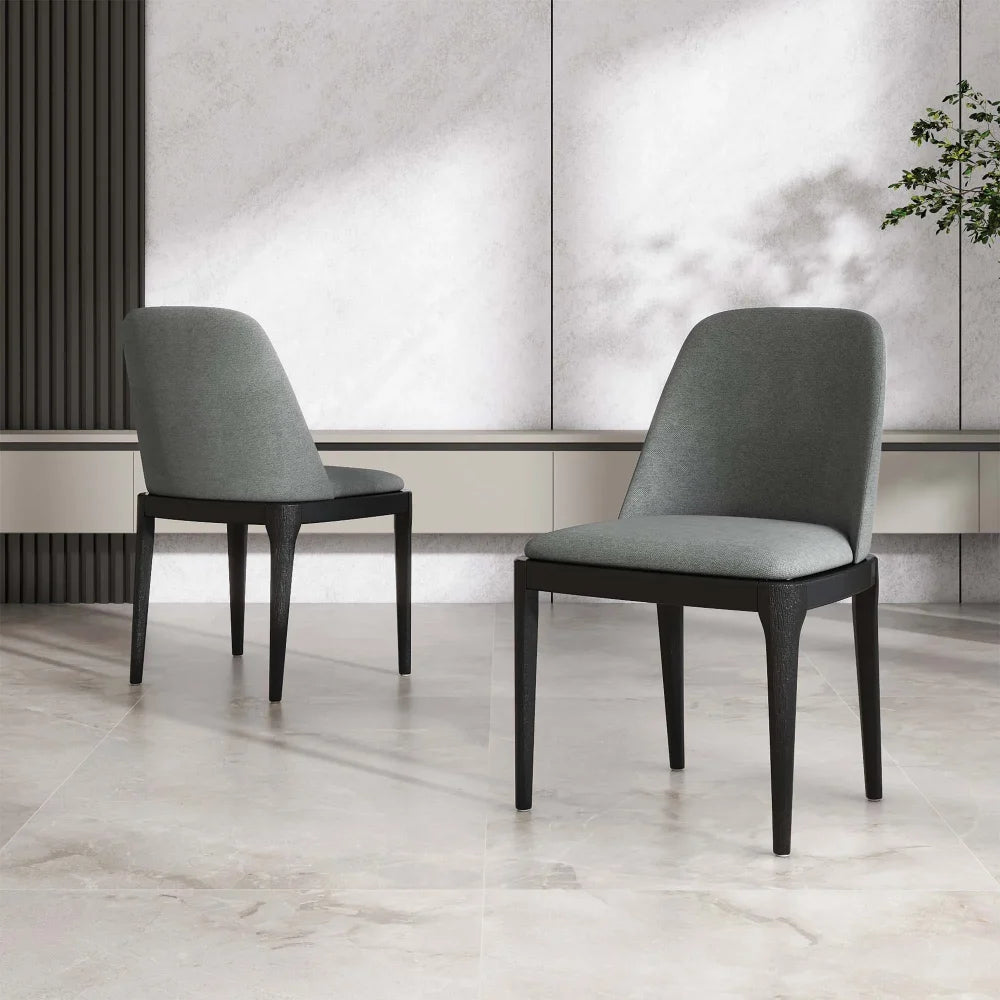 Gray Armless Dining Chairs