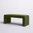 Green Modern Upholstered Velvet Bench