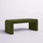 Green Modern Upholstered Velvet Bench