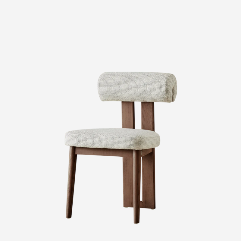Grey Fabric Dining Chair
