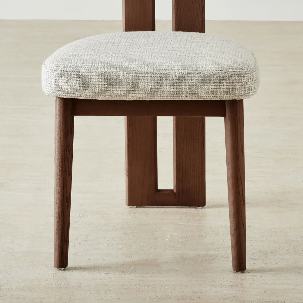Grey Fabric Dining Chair