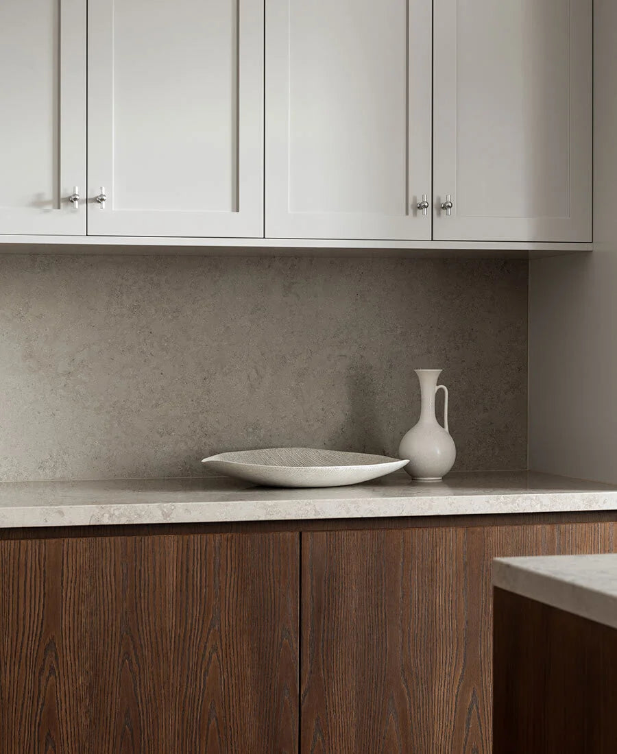 Harmonious Shaker Kitchen with Stained Oak
