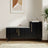 Harper Black Shoe Rack Bench