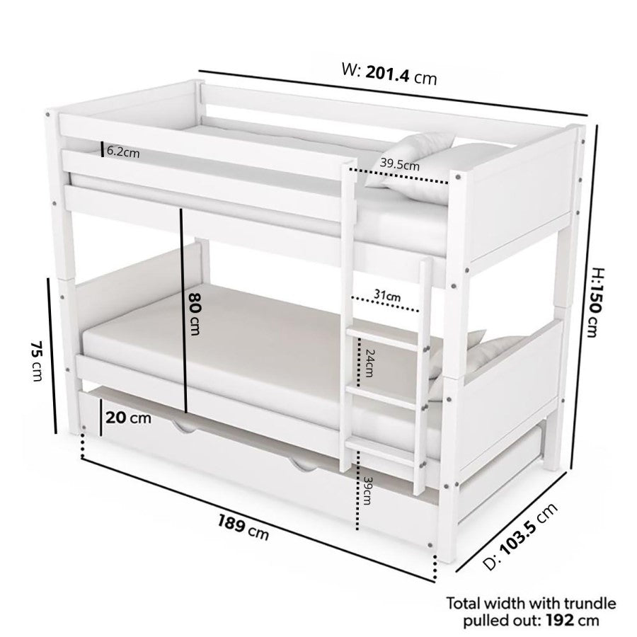 Harper Triple Sleeper Bunk Bed