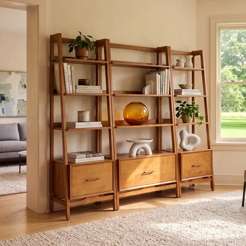 Harper Wide Ladder Bookcase