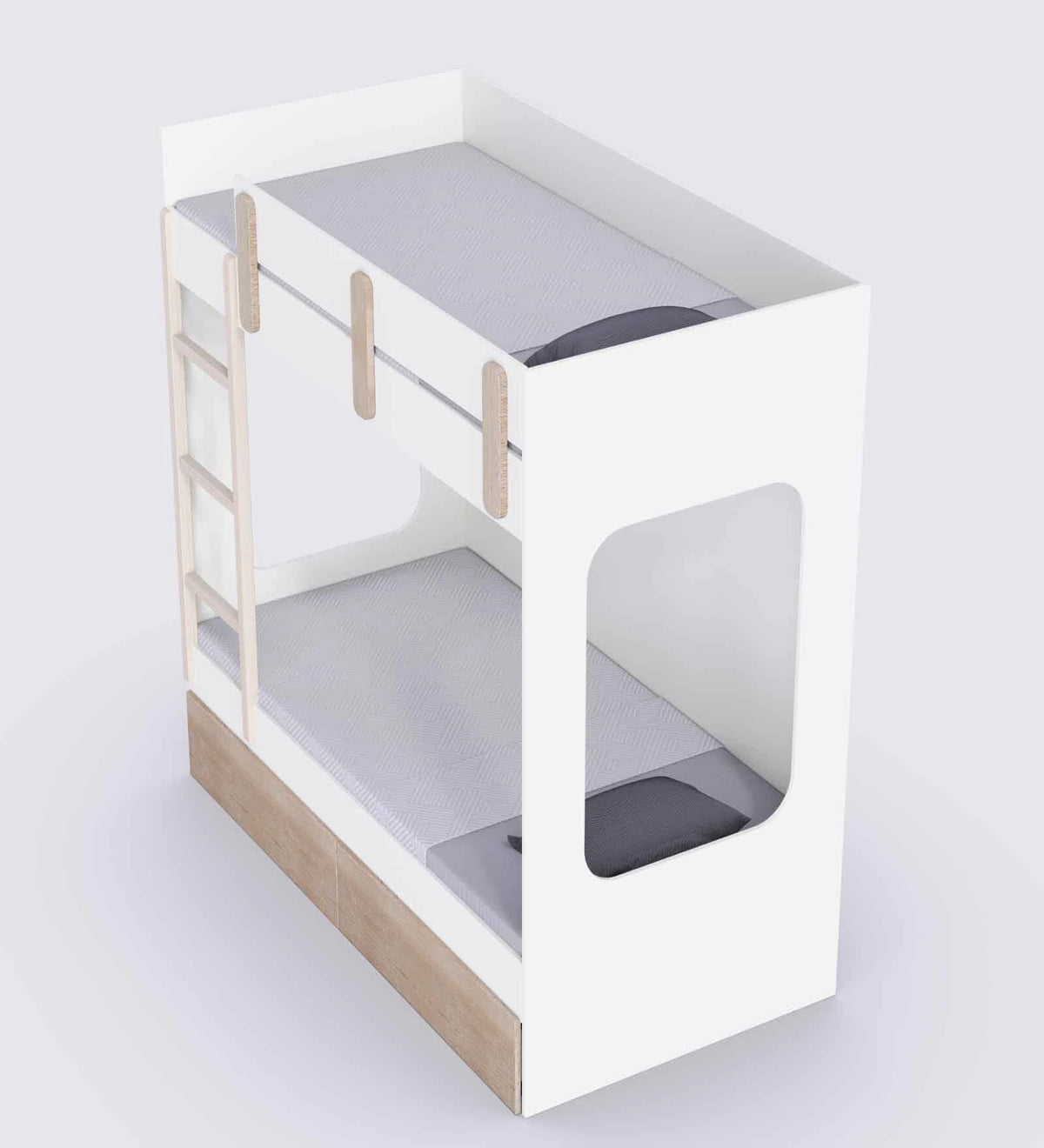 PlayHaven Kids Study Bunk Bed