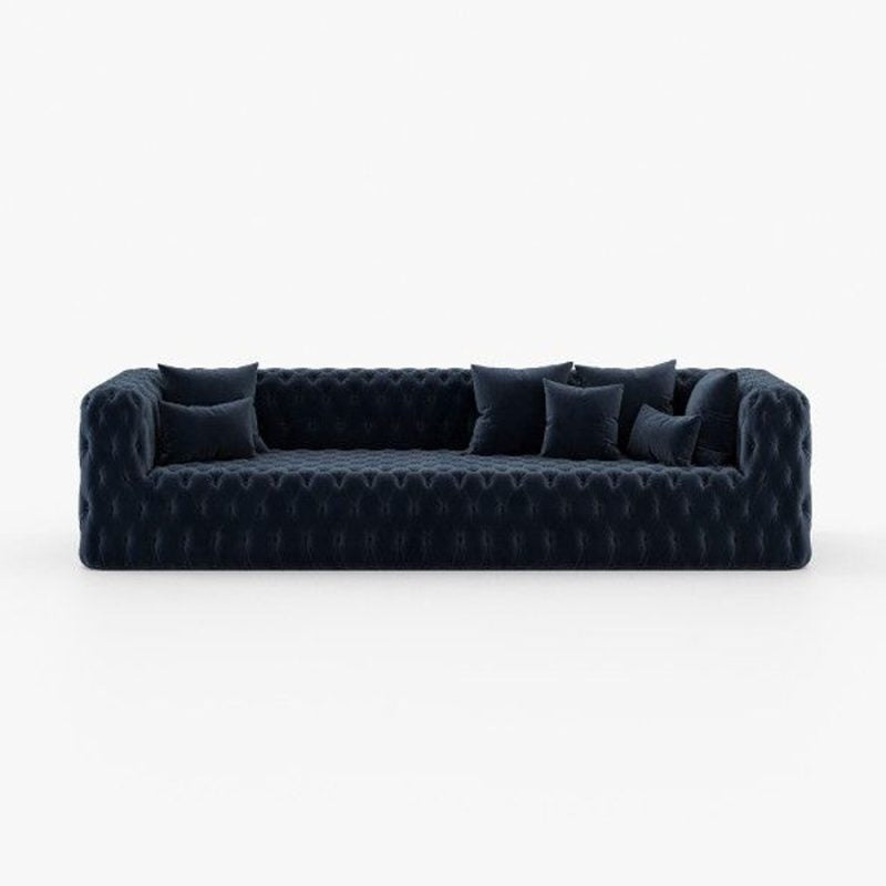 Heavy Deep Blue Sofa