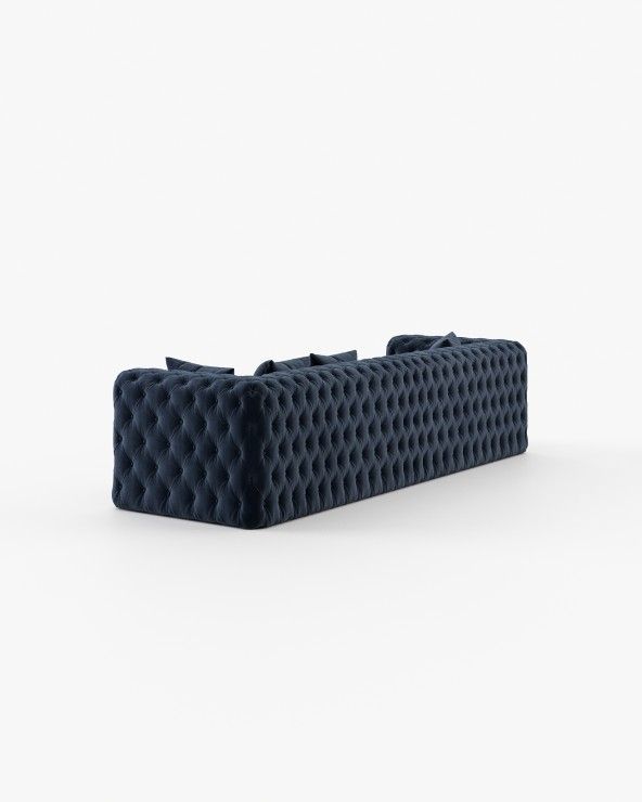 Heavy Deep Blue Sofa