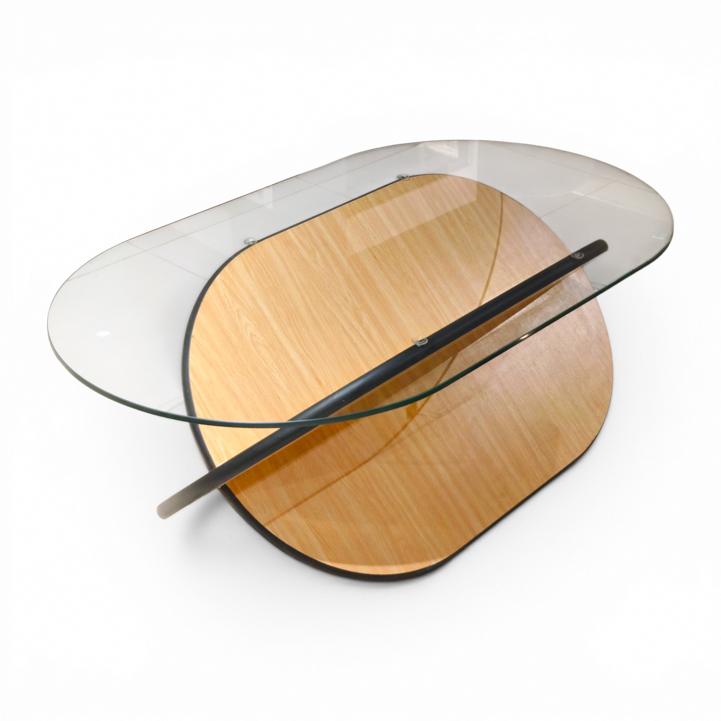 HelixWave Glass Table