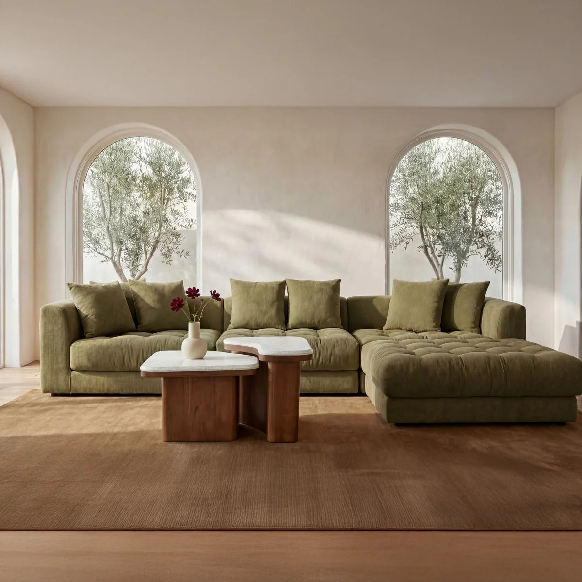 Zenvello Modern Sectional Sofa
