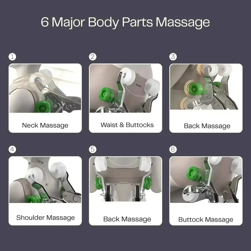 ARIES Hoyogen Massage Chair (White)