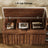 Hudson Walnut Shoe Rack Bench