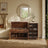 Hudson Walnut Shoe Rack Bench