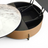 Dual-Top Marble & Leather Coffee Table