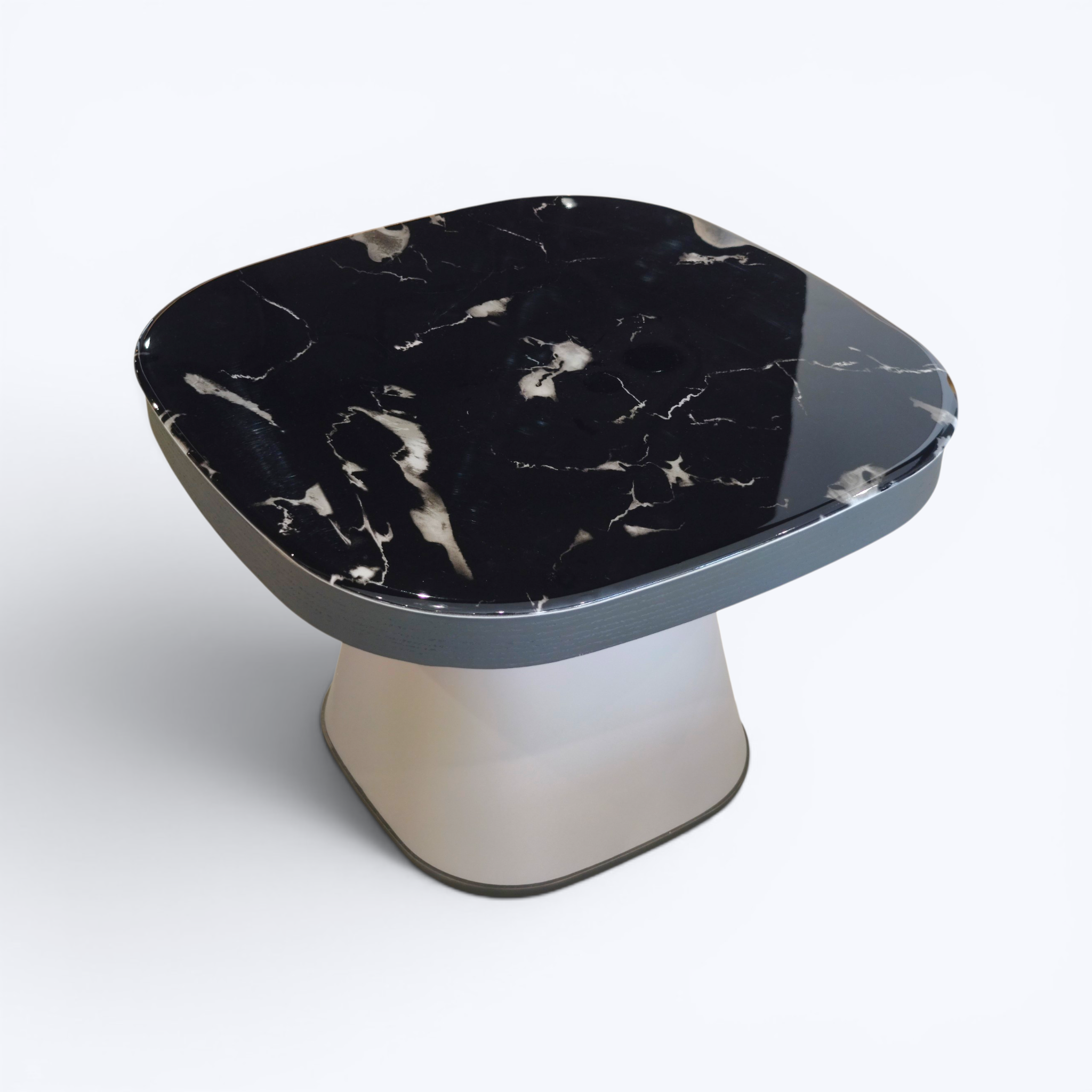 Black Marble Accent Table
