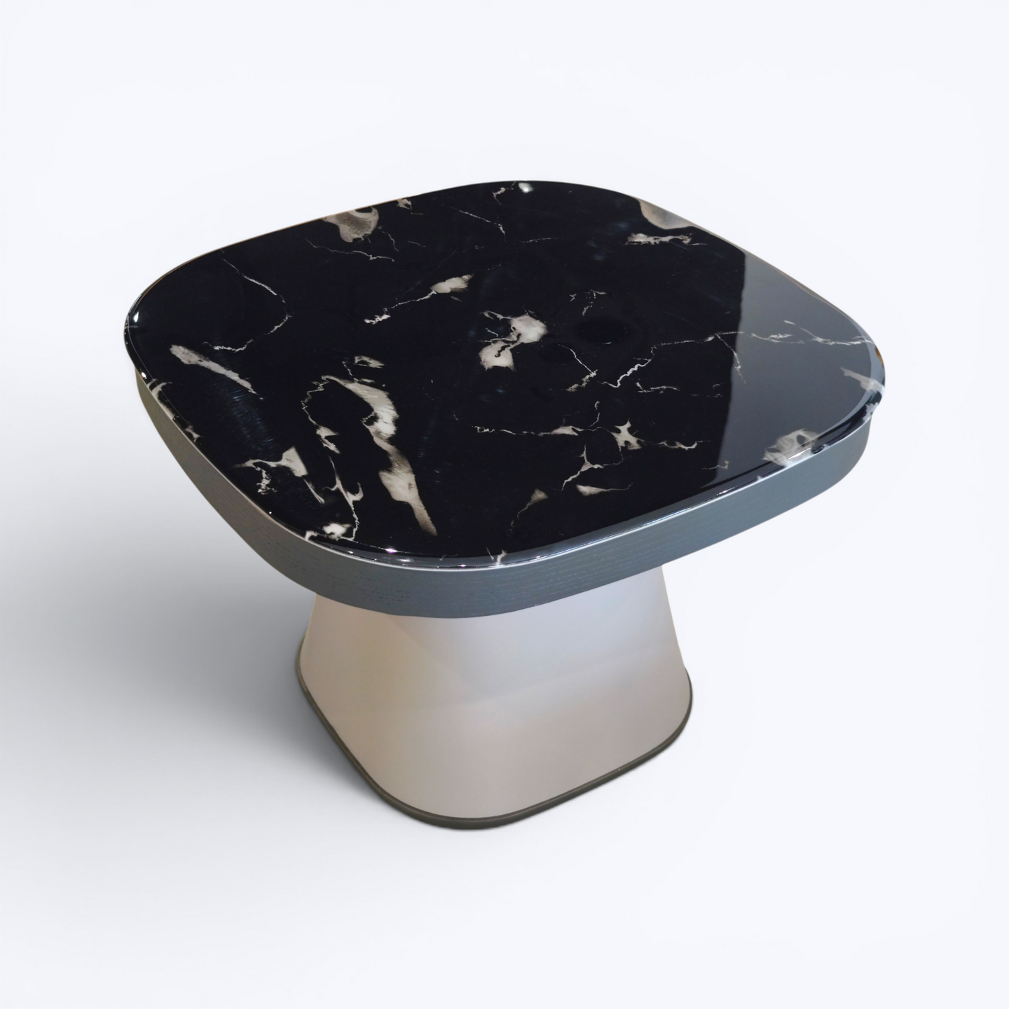 Black Marble Accent Table