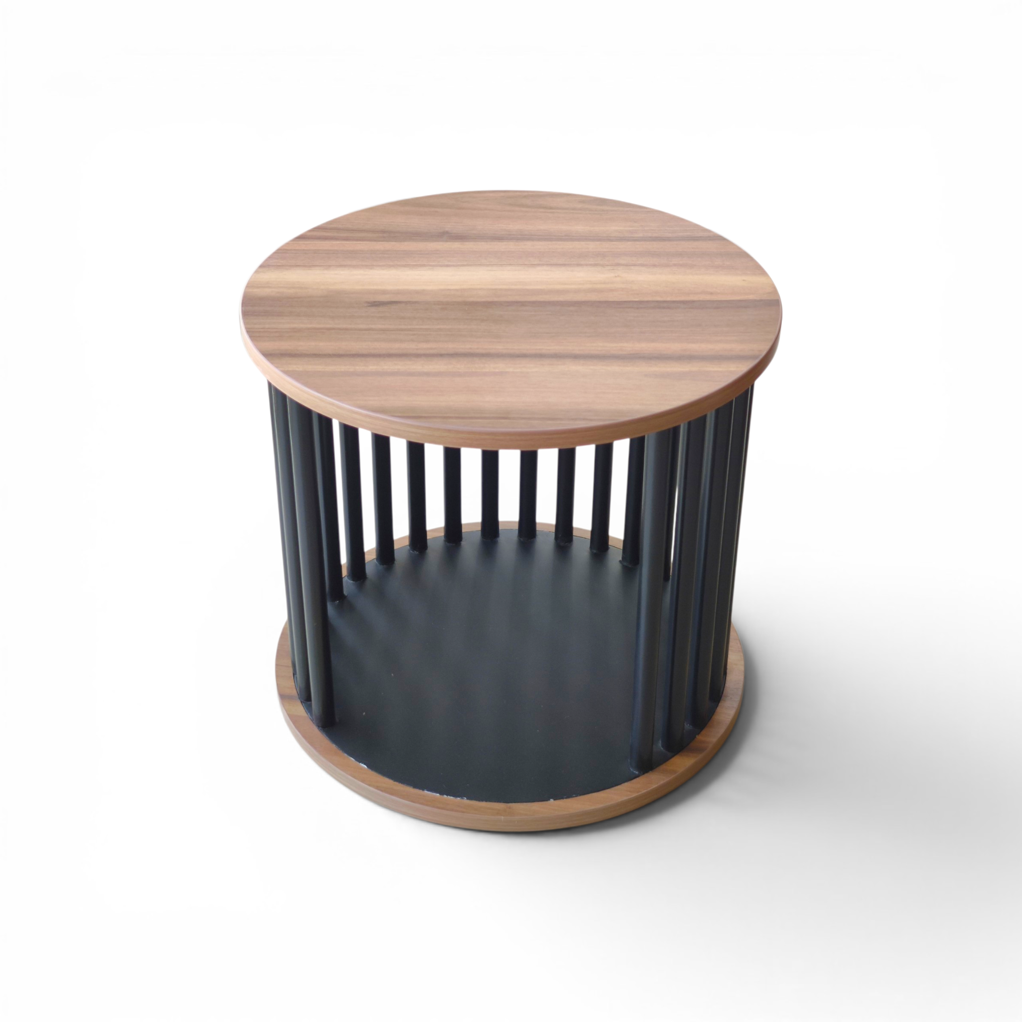 Merk Round Cage Side Table (Enjoy a one-time discount on limited stock)