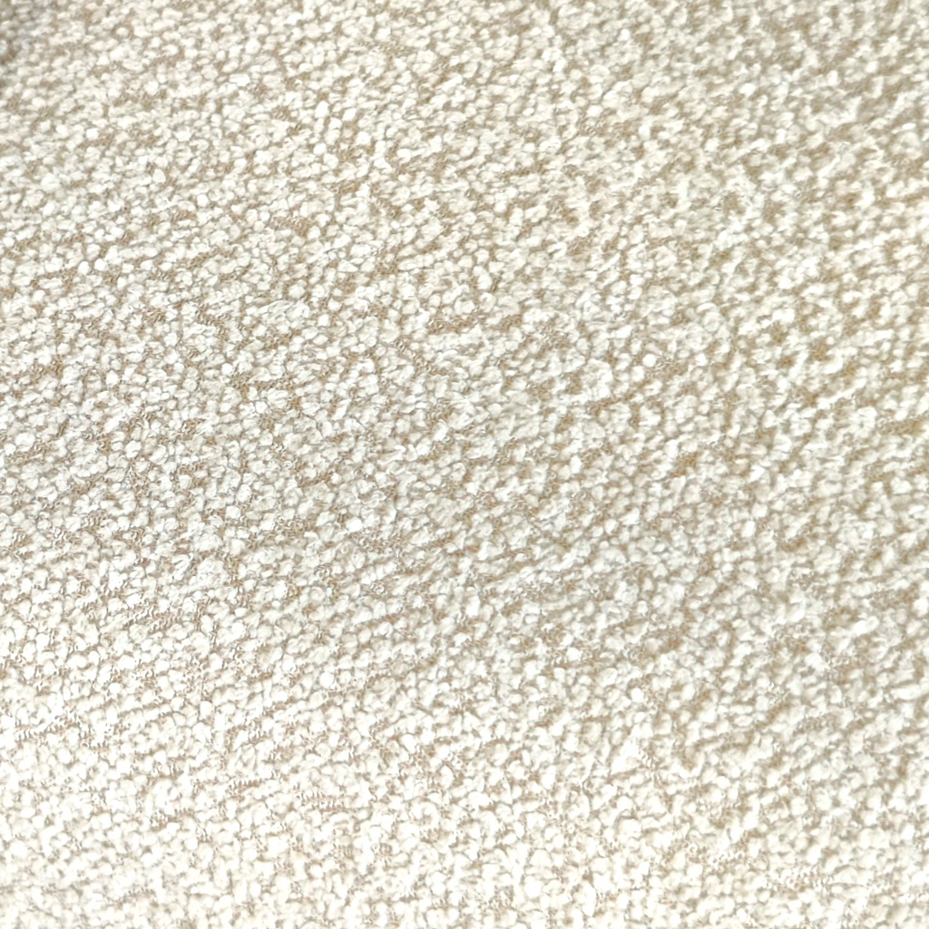 Curved Cream Armchair