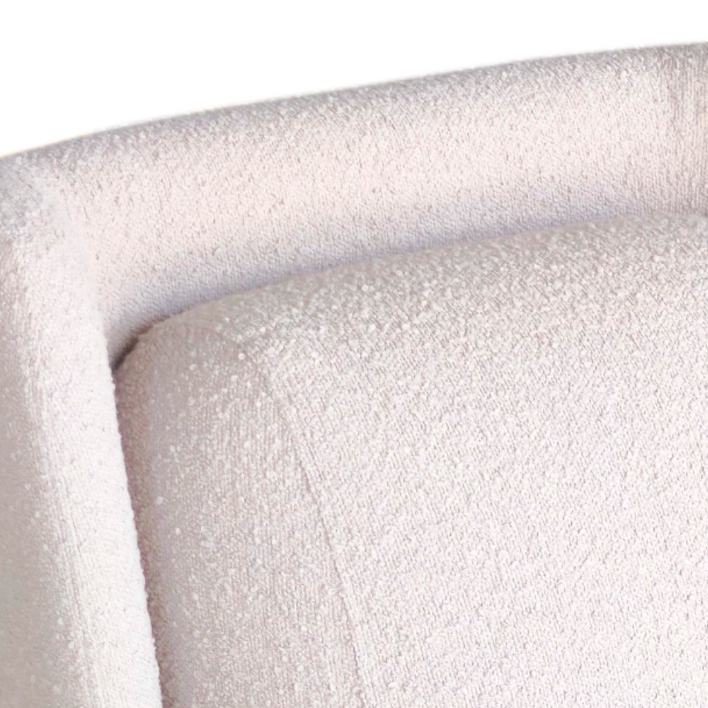 Minimalist Cream Lounge Chair
